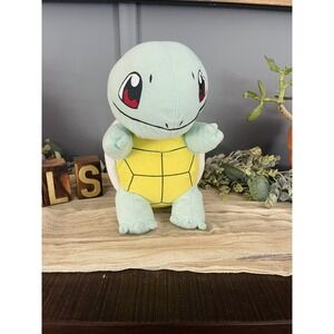 Nintendo Pokemon Go SQUIRTLE 10 inch Soft Toy factory 2016 Turtle Blue‎ Plush